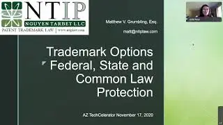 AZTC Webinar | Trademark Options: Federal, State, and Common Law Protections