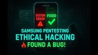 SAMSUNG PENTESTING 🔥 Ethical Hacking Found a Major Bug System Crash & Fix Explained