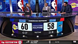 NBA Gametime | Isiah Thomas reacts to Luka gets 21 Pts, LeBron gets 14 pts as Lakes lead Magic 60-58