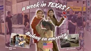 meeting Bill’s sister,looking for furnitures baka may magustuhan+grocery shopping | a week in Texas!