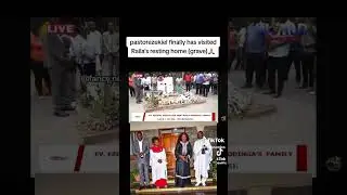 Pastor Ezekiel has visited Raila&rsquo;s grave #railaodinga #ezekiel #shorts #shortvideo #subscribe #short
