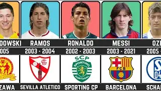 First Professional Football Club Of Famous Footballers