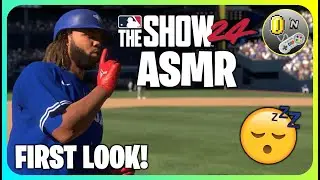 (ASMR Gaming) MLB The Show 24 LIVE Relaxing First Look! (Controller Sounds)