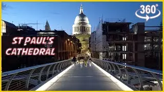 London Bridge 360 View From Famous St Paul's Cathedral