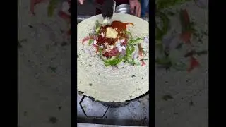 Paneer Dosa Street Style|Rolling paneer Dosa#shorts#youtube#short videos#Dosa(@teluguvarivantalu8446)