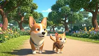 Corgi & Orange Cat Adventure Series: The Beginning
