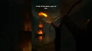A Viking King's Funeral... The Way of Fire. #shorts #vikings #funeral