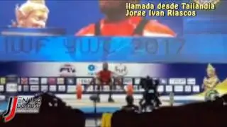 Entrevista Jorge Ivan Riascos desde Tailandia, Joven de Buenaventura, Campeon Mundial de pesas.
