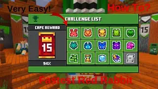 MCC 2024 Red Rabbit Challenge || Free Minecraft cape