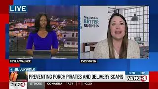 Preventing Porch Pirates and Delivery Scams - WTVY News4 at Five - December 16, 2025
