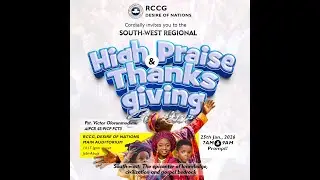 SUNDAY 2ND SERVICE || SOUTH-WEST REGIONAL THANKSGIVING || HIGH PRAISE & THANKSGIVING || 25/01/2026