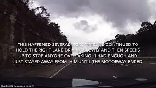 Idiot jeep driver road rage on motorway