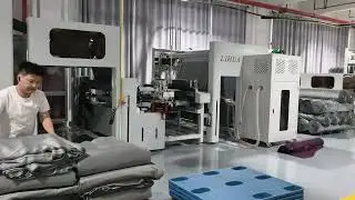 Amazing curtain manufacturing factory in China,curtain advanced production #curtains 