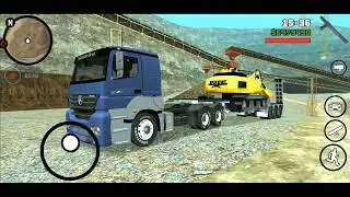 مود شاحنة مرسيدس بنز الاكتروس + حزمة حمولة gta sa android 💥😍