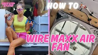 How to Wire MaxxAir Fan! EASY