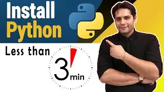 Installing  Python less than 3 minutes ! | #python basics #tutorial for beginners