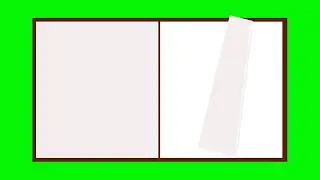 Green Screen Open book & Turn page video HD & Non Copyright