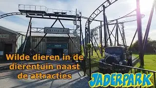 Een geweldig achtbaan in een dierentuin!