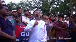 Umar Khalid's Father addressed Public Speech after Gun Attack on Umar