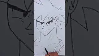 How To Draw Goku Drawing Tutorial #shorts #drawing #art