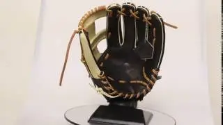 44 Pro Custom Softball Glove Signature Series Black Blonde Tan Laced Cross Web