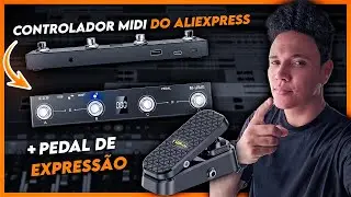 MVAVE CHOCOLATE + PEDAL DE EXPRESS&Atilde;O: MELHOR CONTROLADOR MIDI PRA GUITARRA DO ALIEXPRESS