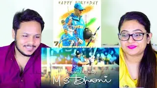 Dhoni Birthday Mashup | REACTION | MSD | WC Studios | Mr. & Mrs. Pandit