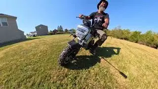 EGO Mini Bike Backyard Ride | 22-Minute Trail Fun with Logo 🐕⚡