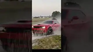 Red Dodge Challenger