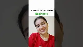 FACE YOGA FOR BEGINNERS 😍 #shorts #youtubeshorts