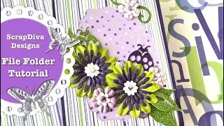 New File Folder Tutorial | @ScrapDiva29 Design Team Project