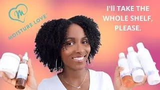 JUICY CURLS, ANYONE? Moisture Love Review on Type 4 Hair | Moisturizing Natural Hair Products