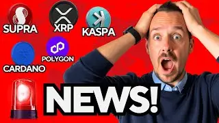 Krypto News: Diese Entwicklung SCHOCKT den Markt! 🤯 (XRP, Kaspa, ADA, Supra, Polygon Chart-Analyse)