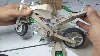 Coba membuat miniatur vixion modifikasi. #miniatur #Vixion #Modifikasi
