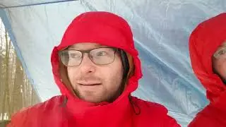 Frontenac provincial park Winter camping
