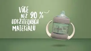 NUK for Nature - udržiteln&aacute; lahev na učen&iacute; s kontrolou teploty (+6 m.)