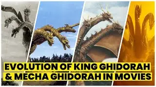 Evolution of King Ghidorah Mecha Ghidorah in Movies (1964-2021)