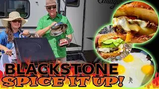 Outdoor RV Cooking Station - Camping Meal Prep 101 with a Blackstone Griddle