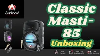 Audionic Bluetooth Speaker | Classic Masti 85 Unboxing  | Unboxing and Testing | Audionic