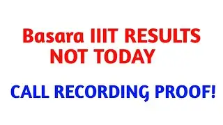 basara iiit phase-1 selection list 2021|basara iiit results |basara iiit admissions 2021|iiit basara