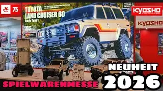 World premiere Kyosho KC10 Toyota Land Cruiser 60 Scale Crawler - Toy Fair 2026