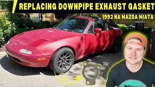 Replacing The NA Miata Downpipe Exhaust Gasket