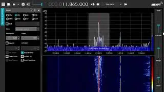 RTL-SDR.COM V3 RTL2832U R820T2 TCXO/1PPM 朝鮮の声放送11865khz17時～国歌