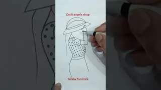 side posture #123go #shorts #youtubeshorts #subscribe #ytshorts #art #drawing  #craftangelsshop