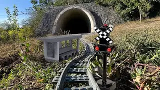 LEGO POV High-Speed Train 7898 Testride Garden - OnBoard View