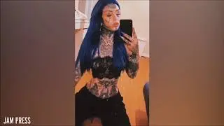 Woman spends &pound;20,000 covering entire body and face with tattoos - including eyeballs