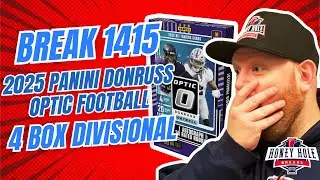 MULTIPLE DOWNTOWNS!! 4x 2025 Panini Donruss Optic Football - Random Division Break #1415