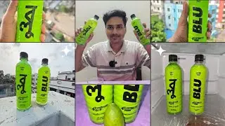 Trying New Electrolyte Drink BLU (Lemon Flavor)@RafsanTheChotobhai