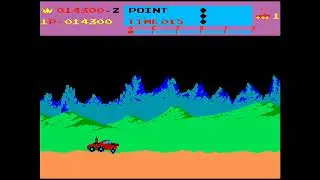 Ever wondered what was beyond Moon patrol's stage 1 ? #retrogaming