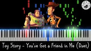 You've Got a Friend in Me (Duet) &ndash; Toy Story | Intermediate Piano Tutorial